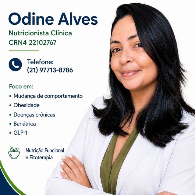 Odine Alves, Nutricionista Rio de Janeiro