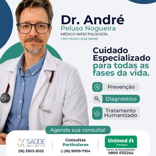 Andre Peluso Nogueira, Infectologista Ribeirão Preto