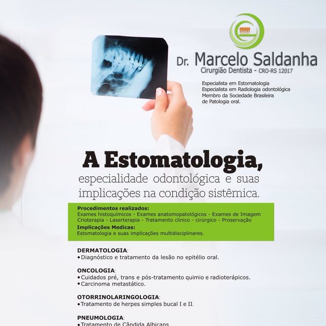 Marcelo Saldanha, Dentista Porto Alegre