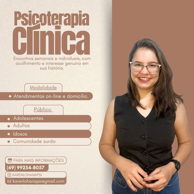 Karen Lohana da Silva André, Psicólogo Vilhena