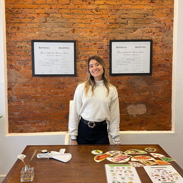 Julieta Castagna, Nutricionista Luján