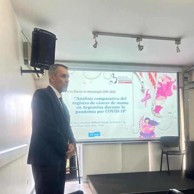 Walter Acosta, Ginecólogo Presidencia Roque Saenz Peña