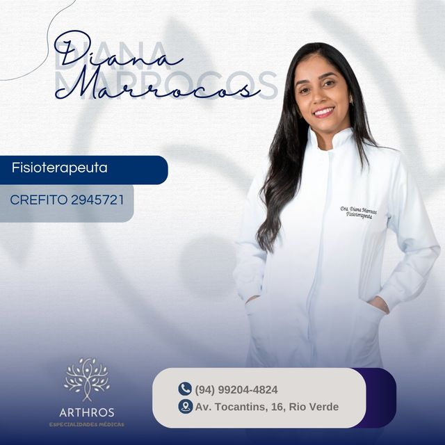 Diana Marrocos de Oliveira Rodrigues, Fisioterapeuta Parauapebas