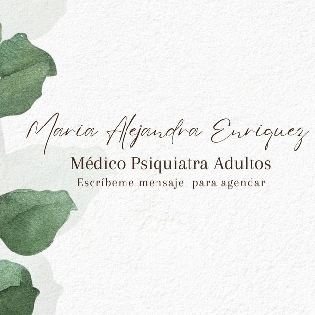 Maria Alejandra Enriquez, Psiquiatra Las Condes