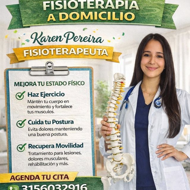 Karen Paola Pereira Taylor, Fisioterapeuta Cartagena