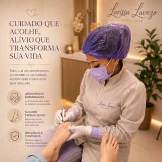 Larissa Lavezo, Podologista Campinas