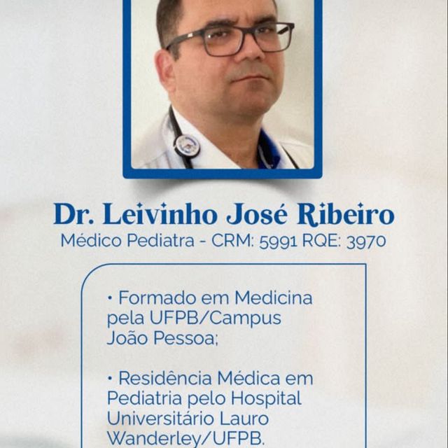 Leivinho José Ribeiro, Pediatra Patos