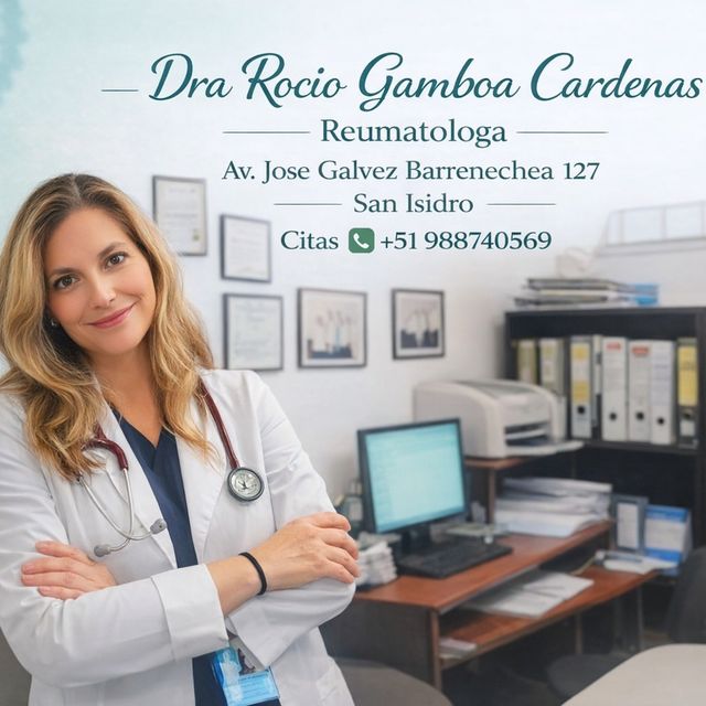 Rocio Gamboa Cardenas, Reumatólogo San Isidro