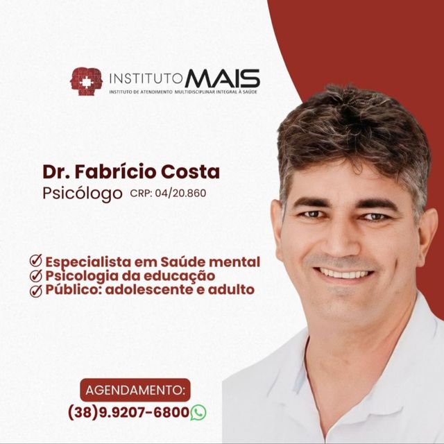 Fabrício Gonçalves da Costa, Psicólogo Taiobeiras