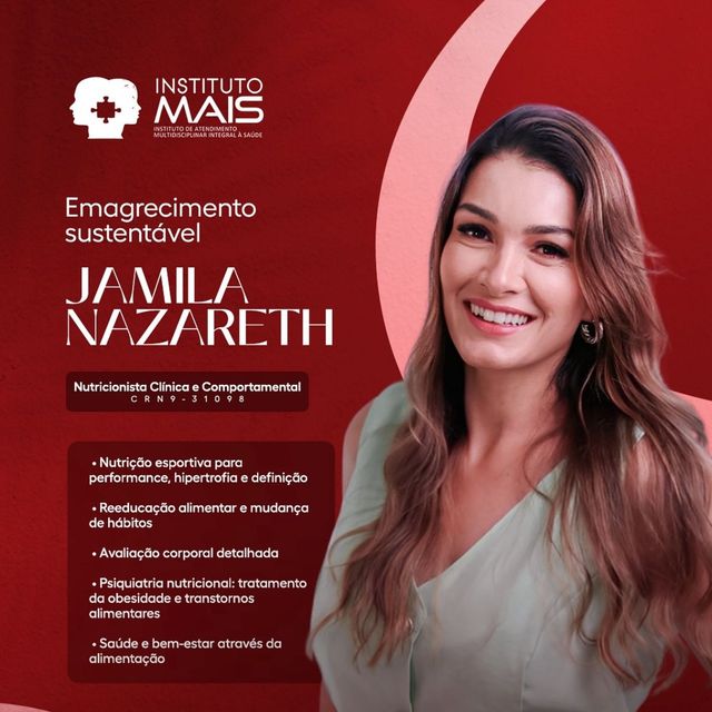Jamila Soares Cardodo Nazareth, Nutricionista Taiobeiras