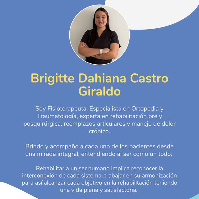 Brigitte Dahiana Castro Giraldo, Fisioterapeuta Cali