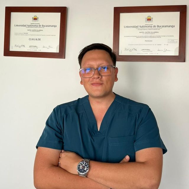 Mateo Castro Villarreal, Psicólogo Socorro