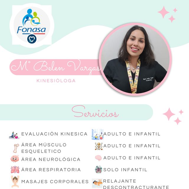María Belen Vargas , Kinesiólogo Coronel
