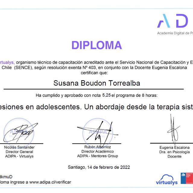 Acercar imagen: certificate 19