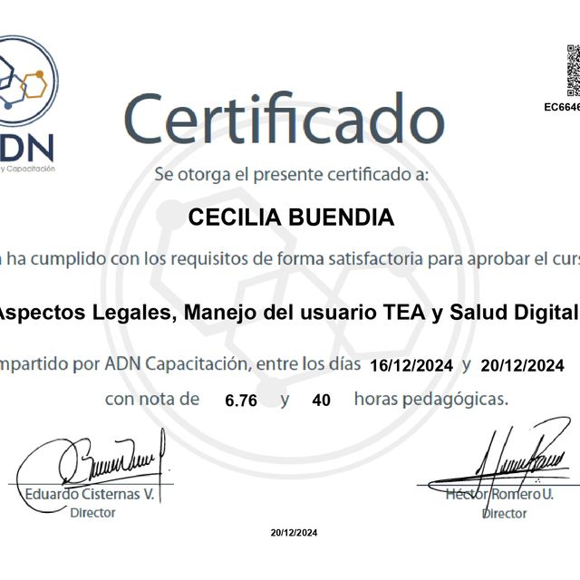 Acercar imagen: certificate 15