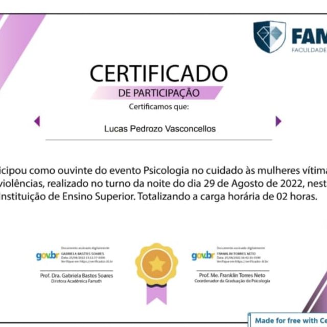 Ampliar imagem: certificate 8