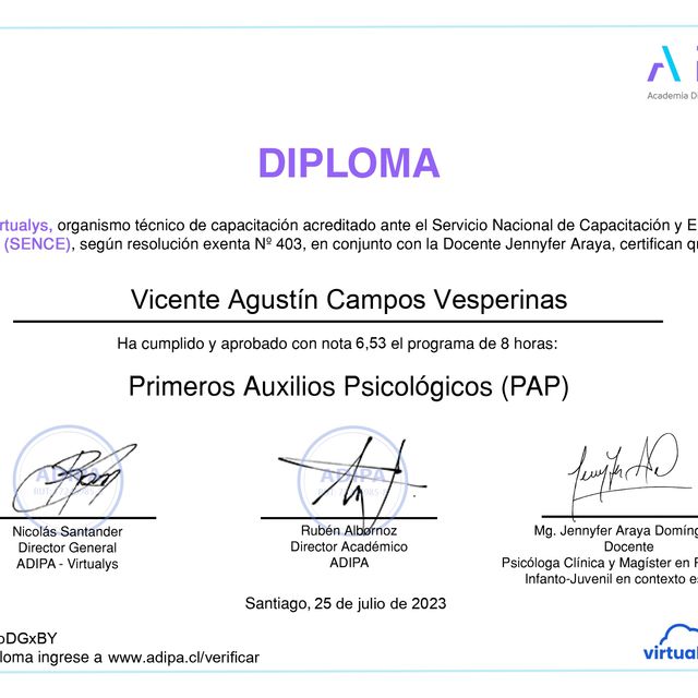Acercar imagen: certificate 30