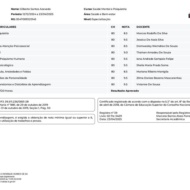 Ampliar imagem: certificate 14