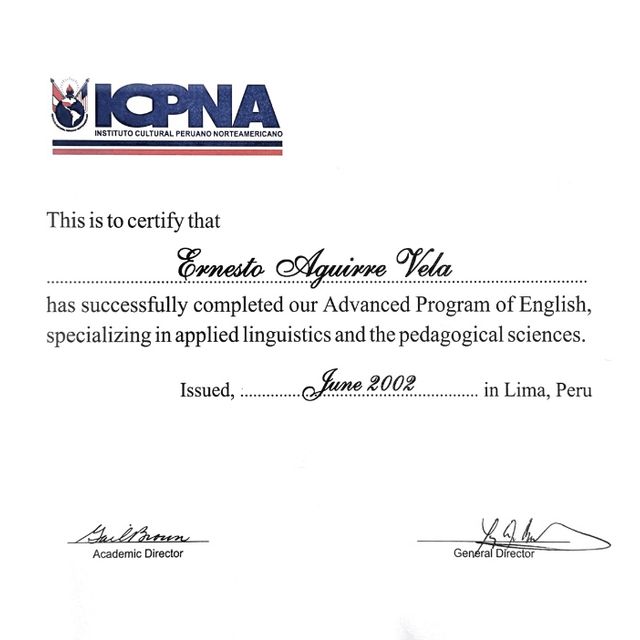 Acercar imagen: certificate 30