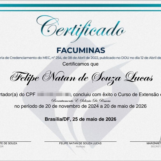 Ampliar imagem: certificate 6