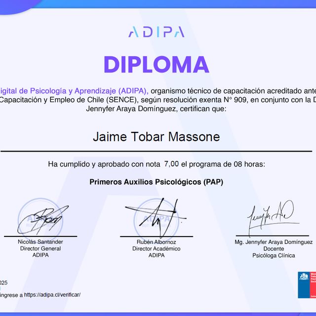 Acercar imagen: certificate 18