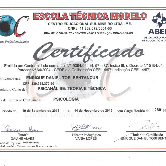 Ampliar imagem: certificate 15