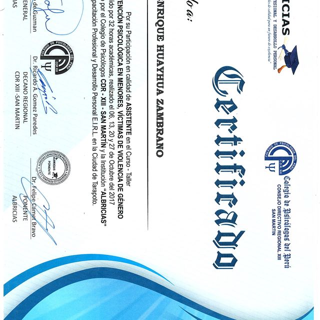 Acercar imagen: certificate 25