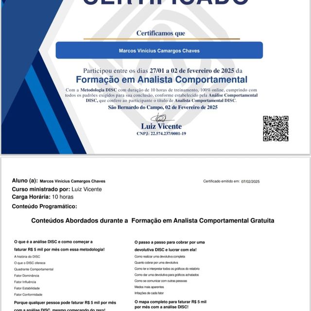 Ampliar imagem: certificate 4