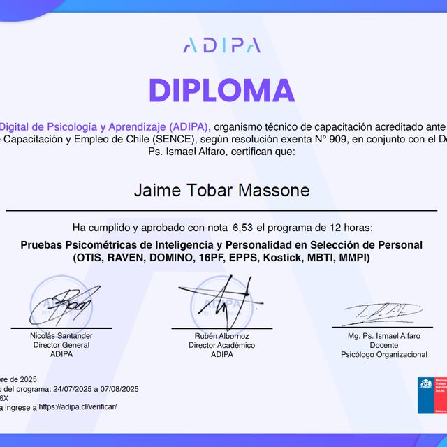 Acercar imagen: certificate 16