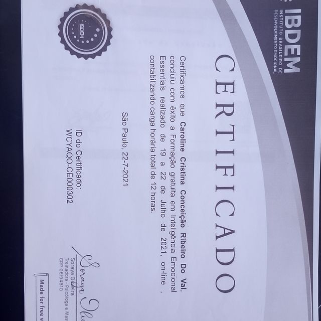 Ampliar imagem: certificate 14