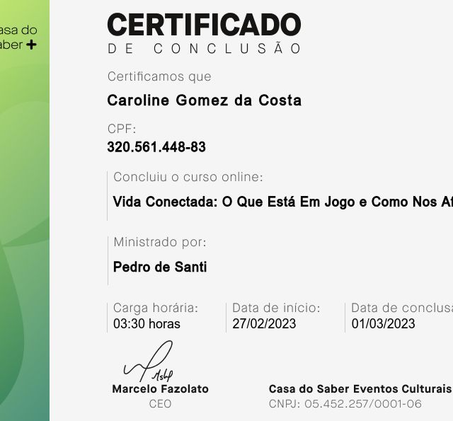 Ampliar imagem: certificate 14