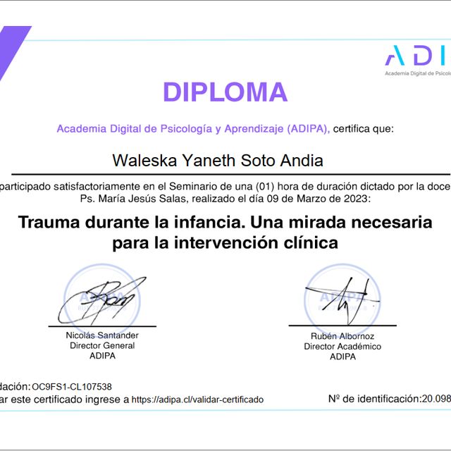 Acercar imagen: certificate 18