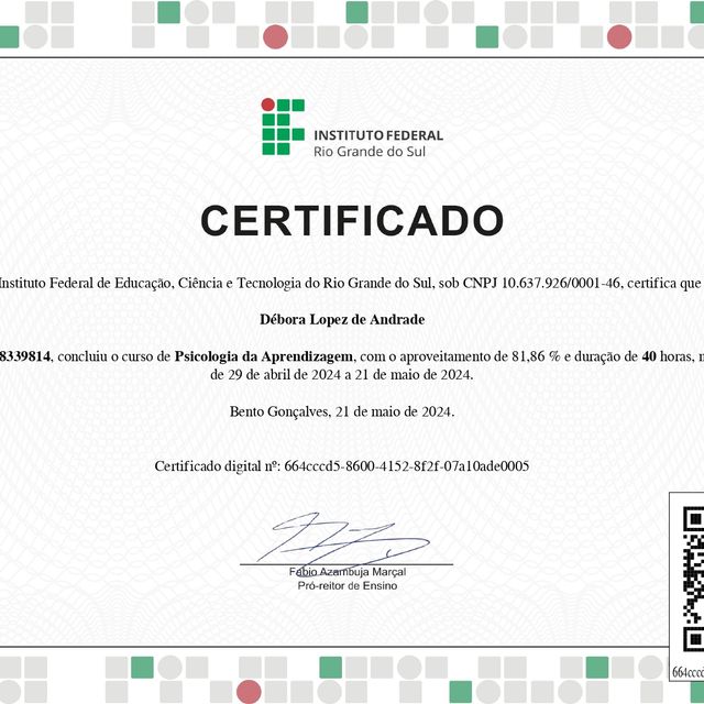 Ampliar imagem: certificate 3