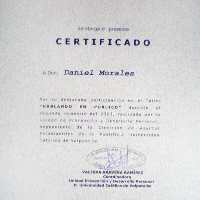 Acercar imagen: certificate 22