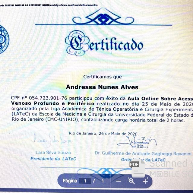 Ampliar imagem: certificate 70