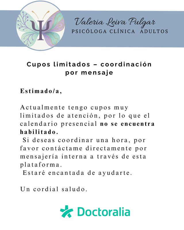 Acercar imagen: Atención Psicoterapia Presencial San Felipe