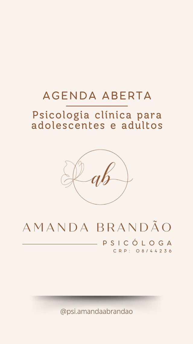 Ampliar imagem: Psicóloga Amanda Brandão