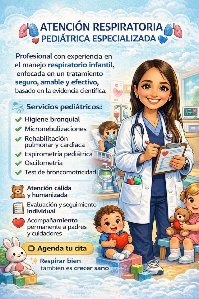 Acercar imagen: Terapia respiratoria, especialista en rehabilitación cardio pulmonar