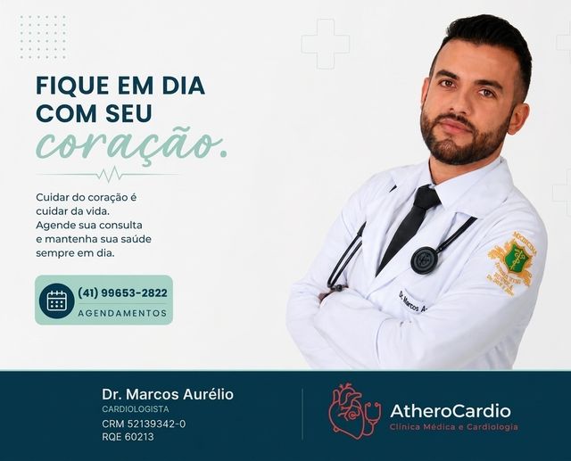 Ampliar imagem: AtheroCardio Clinica Médica e Cardiologia - Consultório online. S/Local Físico