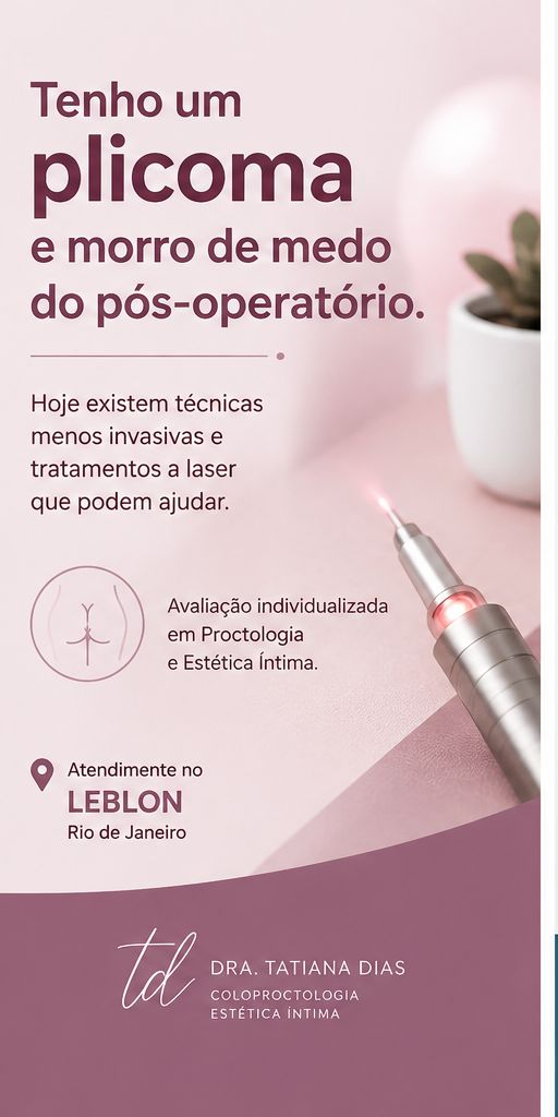 Ampliar imagem: CONSULTÓRIO DRA TATIANA DIAS - PROCTOLOGISTA NO LEBLON - RIO DE JANEIRO