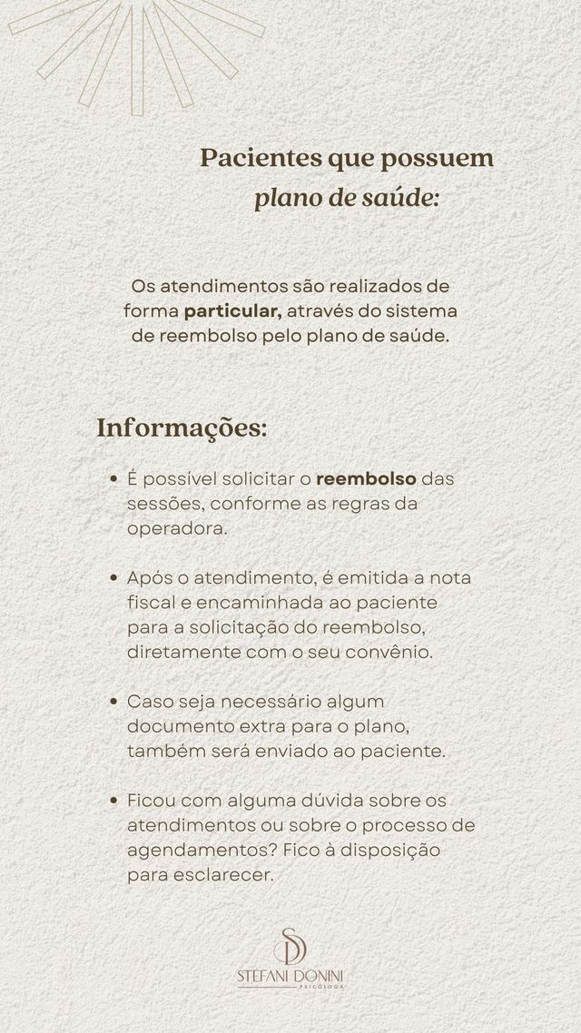 Ampliar imagem: Consultório Stéfani Donini - Presencial