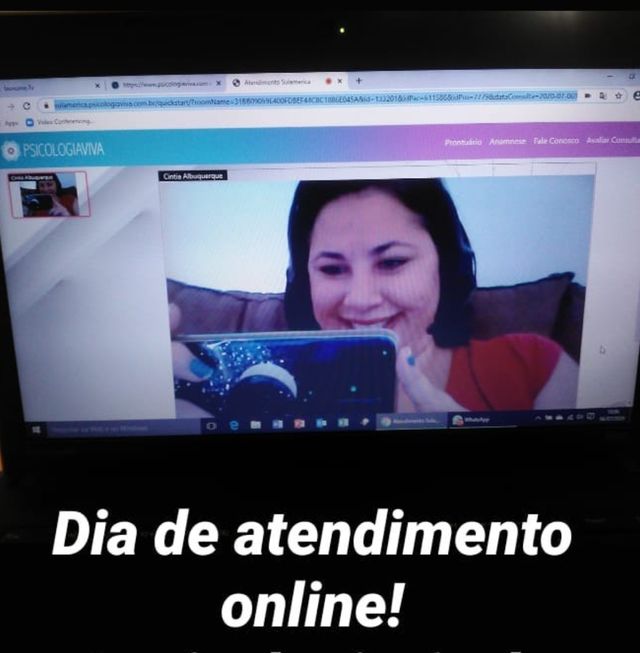 Ampliar imagem: Consultório para consultas online Cintia Albuquerque