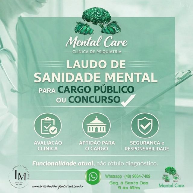 Ampliar imagem: Especializada em Consulta Psiquiátrica e Psicoterapia on-line!!Atendimento Dr Luciano Langie Martins - Mental Care - Especializada em Consulta Psiquiátrica e Psicoterapia on-line