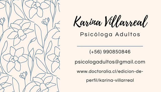 Acercar imagen: Psicóloga especialista en adultos (online)