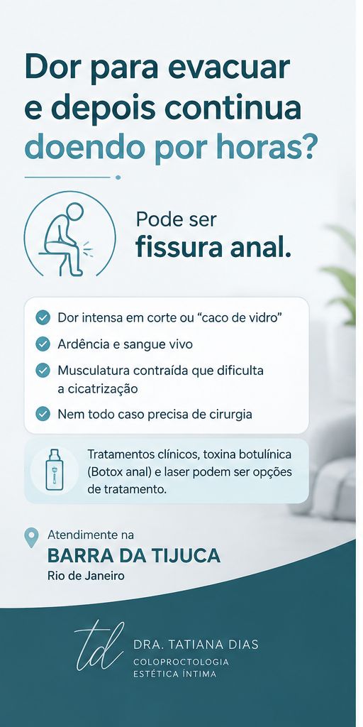 Ampliar imagem: DRA TATIANA DIAS - PROCTOLOGISTA NA  BARRA DA TIJUCA - RIO DE JANEIRO