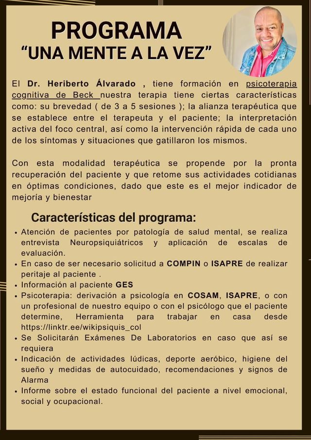 Acercar imagen: consulta privada de psiquiatria Dr. Heriberto Alvarado Ramirez