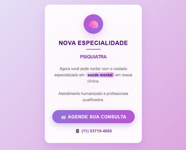 Ampliar imagem: Clínica Saúde Psíquica