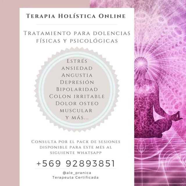 Sanación Pránica y Terapias Complementarias/Consulta Online