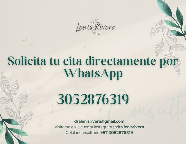 Acercar imagen: Consulta Virtual Dra. Lenis Rivera