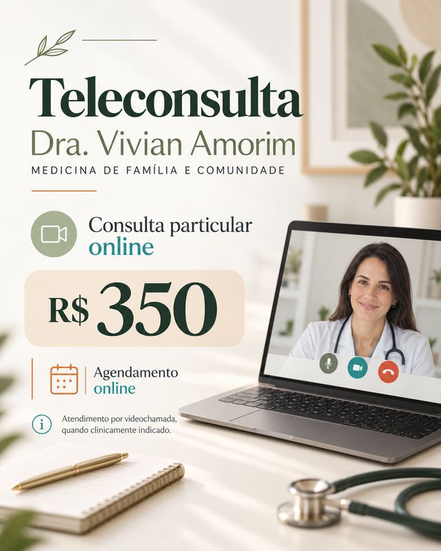 Ampliar imagem: Dra. Vivian Amorim | Consultório Online